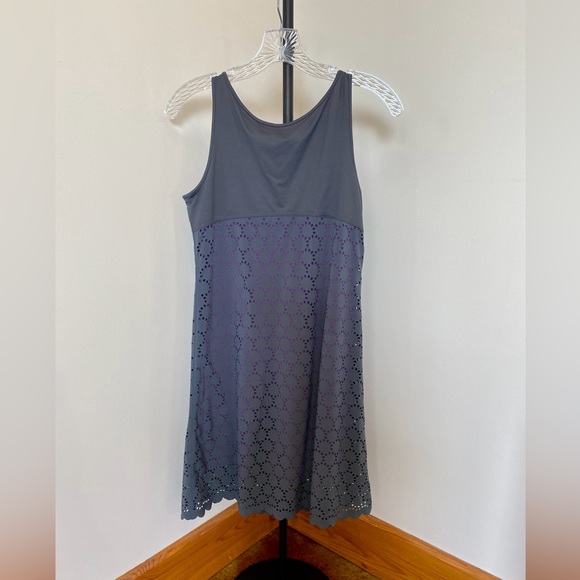 GREY/PURPLE Title Nine Nimblene Illusion Laser Cut Dress XS - Picture 3 of 9